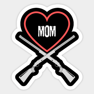 hunting mom Sticker